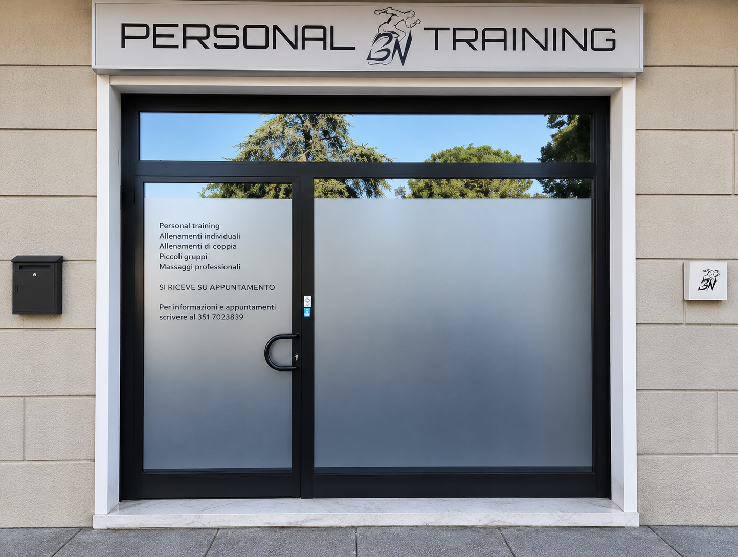 Ingresso BN Personal Training Piazza del Popolo 5B Granarolo dell'Emilia