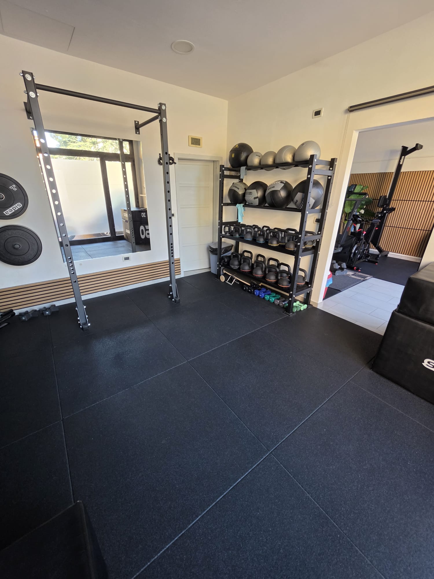 Rastrelliera Kettlebell, Wall Balls e Dischi Bumper Sidea